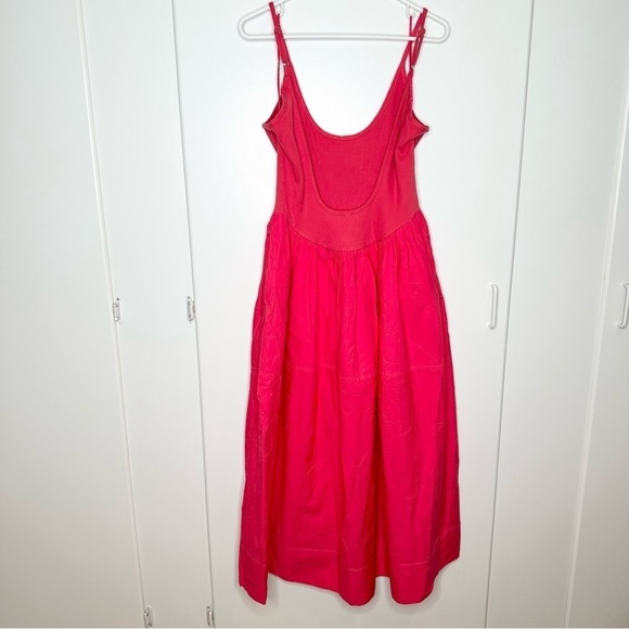 NWT Free People Miami Beet Midi Dress Pink/Rose Size Medium - Picture 5 of 10